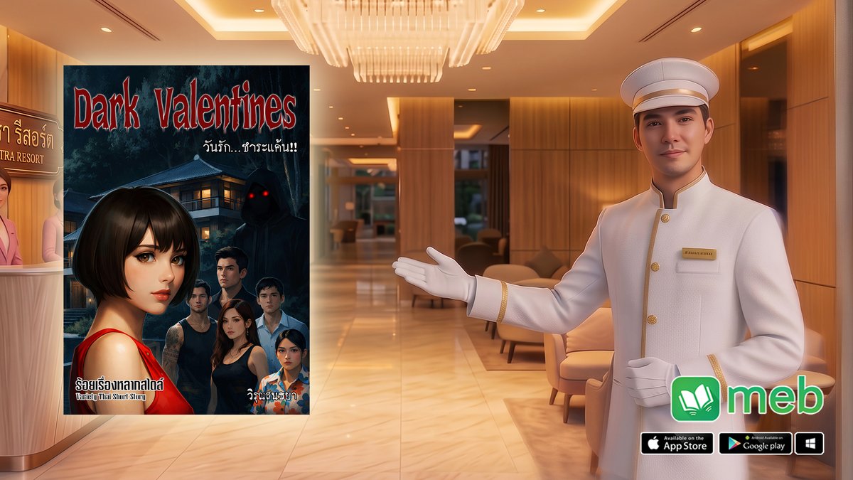 Echocaststories's tweet image. [Teaser : วันรัก...ชำระแค้น]
Chapter 02 : การต้อนรับอันอบอุ่น
.
เมื่อขนสัมภาระเดินผ่านประตูเข้าไปยังล็อบบี้ของรีสอร์ต มัสวีและกิตติได้รับการต้อนรับอย่างอบอุ่นจากเหล่าบรรดาพนักงาน
.
#นิยาย #ฆาตกรรม #valentines #thriller #podcast
.
&amp;gt;&amp;gt;link MEB จ้าาา&amp;lt;&amp;lt; : bit.ly/Darkvalentines