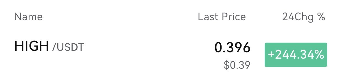 zke_com's tweet image. A new high! #HIFI @HifiFinance 

⬆️244.34%