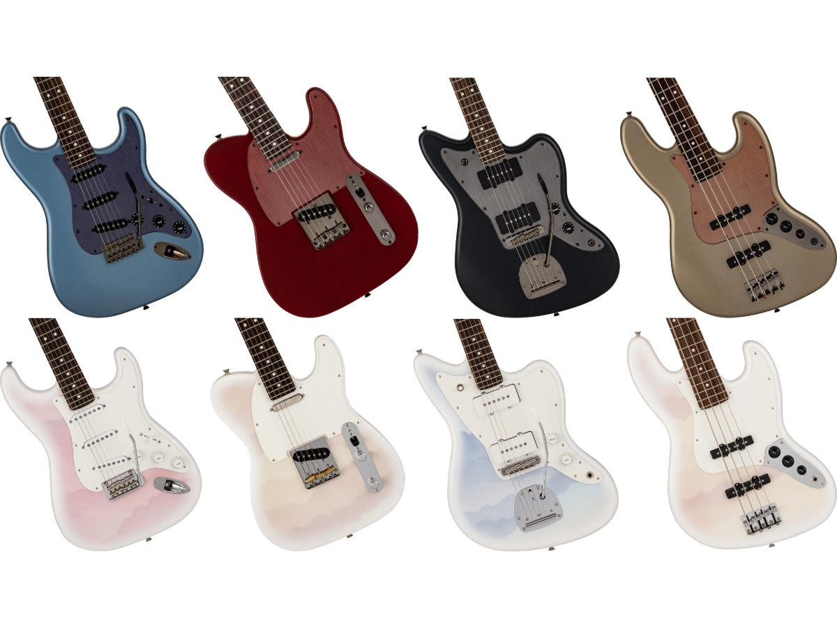 shima_md's tweet image. 【 #ギタセレ 】
Fenderから2026年限定のMade in Japan Hybrid IIが登場しました。洗練されたサテンメタリックや柔らかなパステル調の質感が、とにかくおしゃれで目を引きますね。今しか手に入らない特別な一台です。
#Fender #ギター #ベース
guitarsele.com/article/news/f…