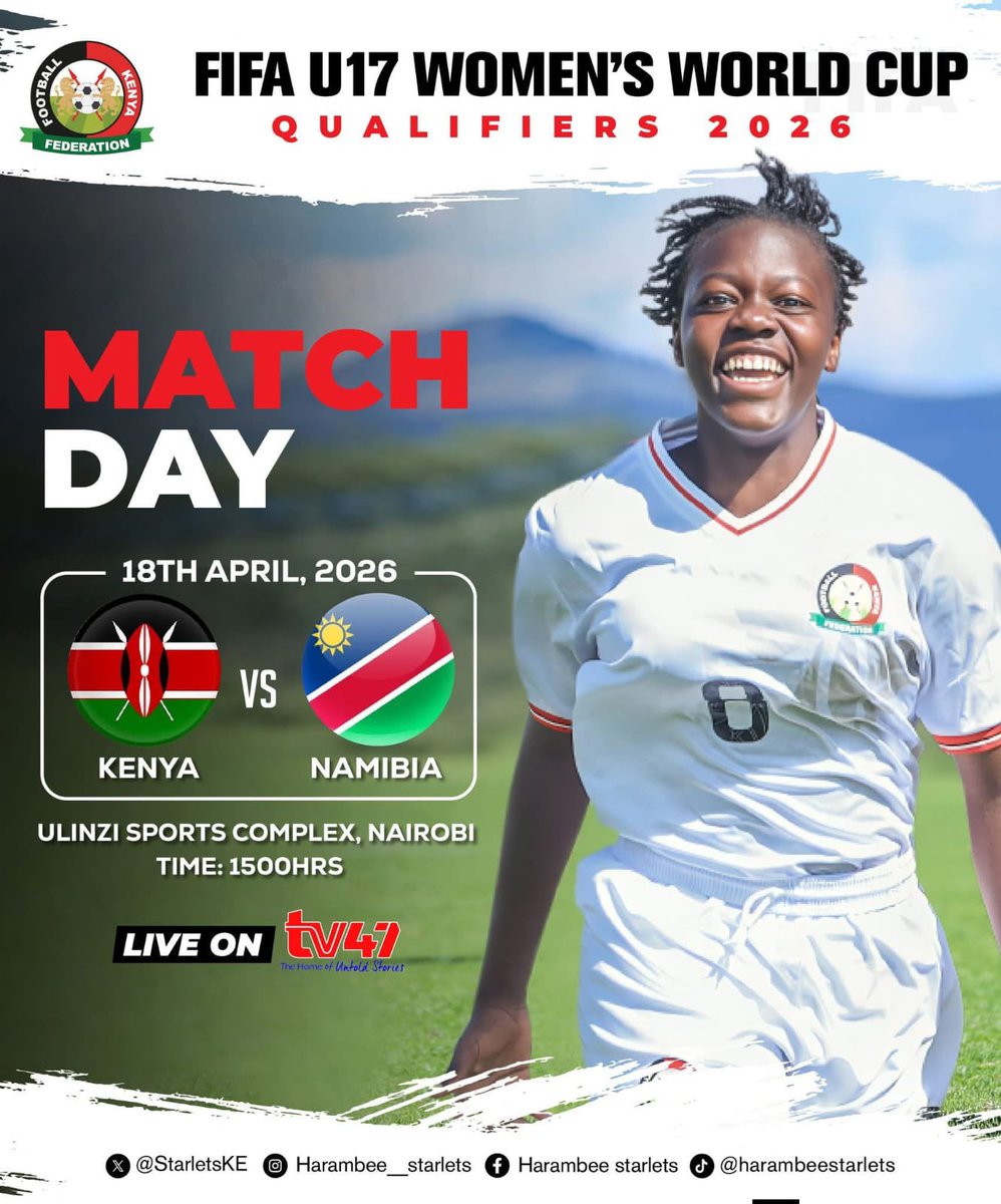 LIVE on TV 47 today in the afternoon. 
We will be at ULINZI Sports Complex.