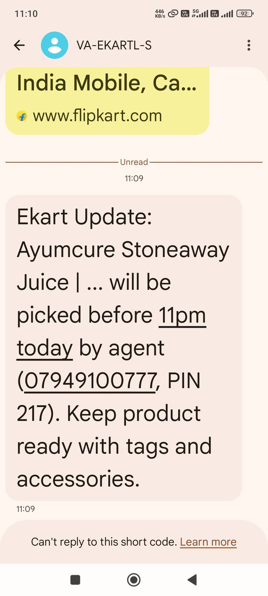 jatav_ja80190's tweet image. @flipkartsupport 

#फ्लिपकार्ट टीम कृपया ध्यान में लें दिनांक 14 .04.2026 से गलत #product देकर उसे जब वापस किया जा रहा है तो पिछले चार दिन से एवं तीन बार #पिकअप कार्यक्रम देकर सेलर की तरफ से कोई उसे लेने नहीं आ रहा है एवं मेरे पैसे भी अभी तक लौटाए नहीं गए हैं ।

ये सरासर फ्रॉड है
