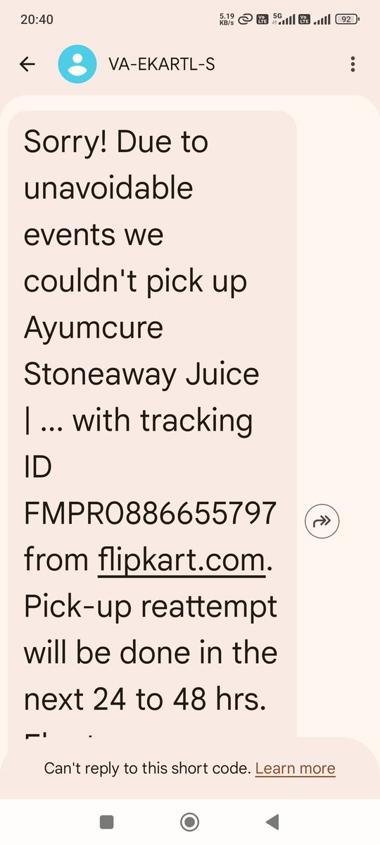 jatav_ja80190's tweet image. @flipkartsupport 

#फ्लिपकार्ट टीम कृपया ध्यान में लें दिनांक 14 .04.2026 से गलत #product देकर उसे जब वापस किया जा रहा है तो पिछले चार दिन से एवं तीन बार #पिकअप कार्यक्रम देकर सेलर की तरफ से कोई उसे लेने नहीं आ रहा है एवं मेरे पैसे भी अभी तक लौटाए नहीं गए हैं ।

ये सरासर फ्रॉड है