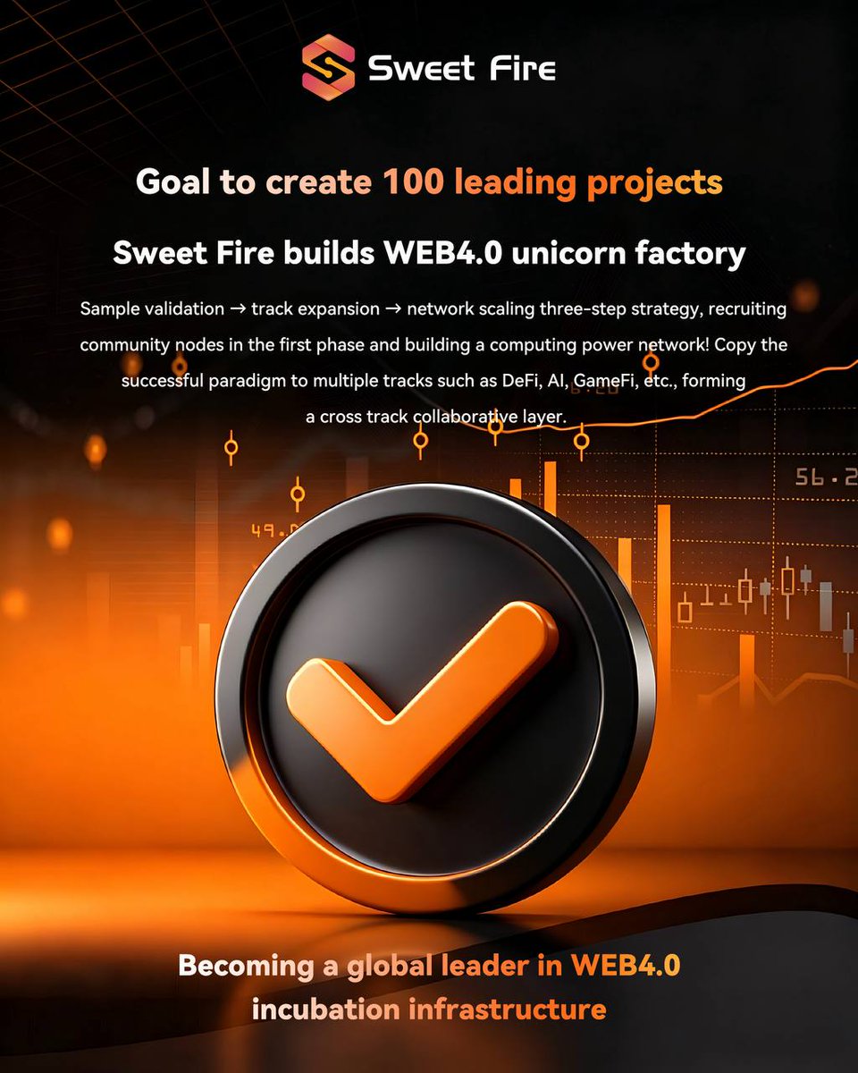 ai_datapulse's tweet image. 🔥 #Sweet Fire #WEB4.0 New Era 🔥

▫️ Structure is King, ending Web3's chaos
▫️ Ushering in a new era of Web4.0 structural competition
▫️ Target: Build 100 flagship projects
▫️ Creating the Web4.0 "Unicorn Factory"
▫️ Win-win: Security &amp;amp; Returns