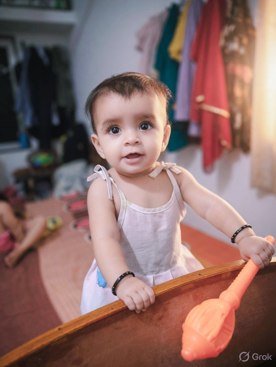Today's Picture😍🥰
बिटिया "निहारिका" को आज 10 माह पूर्ण हो गया।