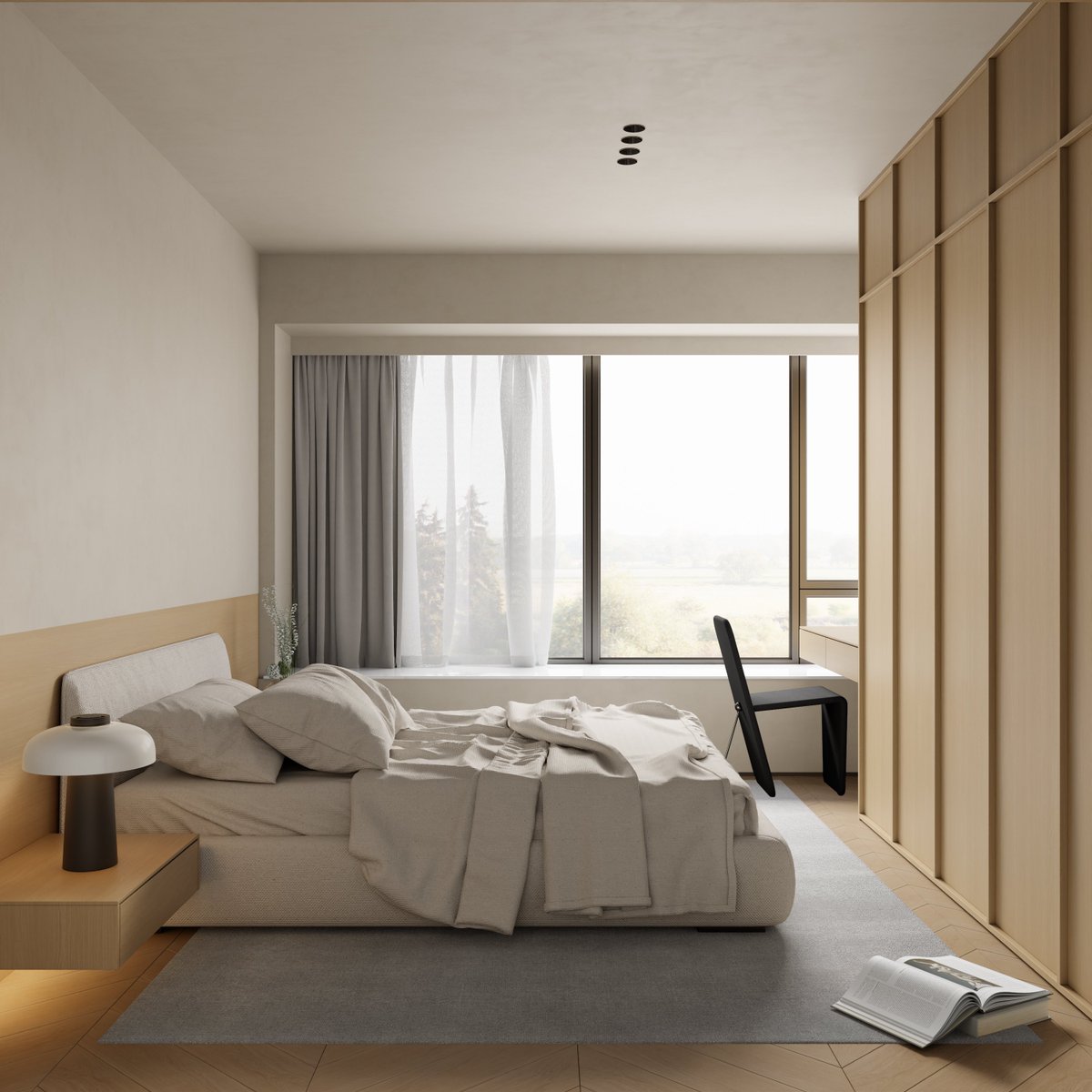 ZuK8F0JzYx16730's tweet image. Would you like this design if it were your house?#renderings #Simpledesign #minimalistdesign #Largesingleleveldesign