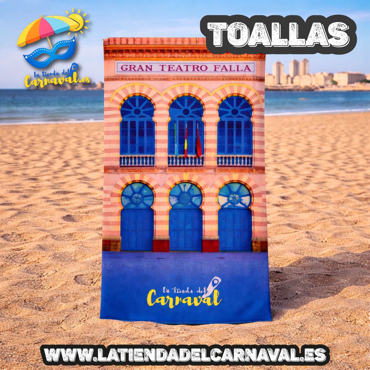 CarnavalCadizTV's tweet image. 🌞🎭 Las toallas de #latiendadelcarnaval🎭🌞

Color, alegría y esencia gaditana para acompañarte ahora que aprieta la calor.

¿Quieres verlas todas? 👀
👉 latiendadelcarnaval.es/categoria/vera…

O pásate a vernos en tienda física:
📍 Calle Rosa 17, Cádiz

#verano #cadiz #carnavaldecadiz