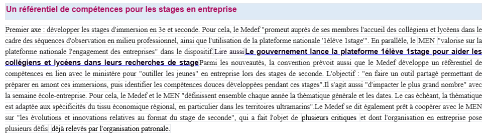 resistance3349's tweet image. L'INSUPPORTABLE !!!
Mort ce 17 avril d'un enfant de 15 ans en stage de découverte dans une entreprise...Et que contient la Convention signée le 14 avril entre l'EN et le Medef : "Premier axe : développer les stages d'immersion en 3e et seconde." !!!
@AEFeduc ⤵️