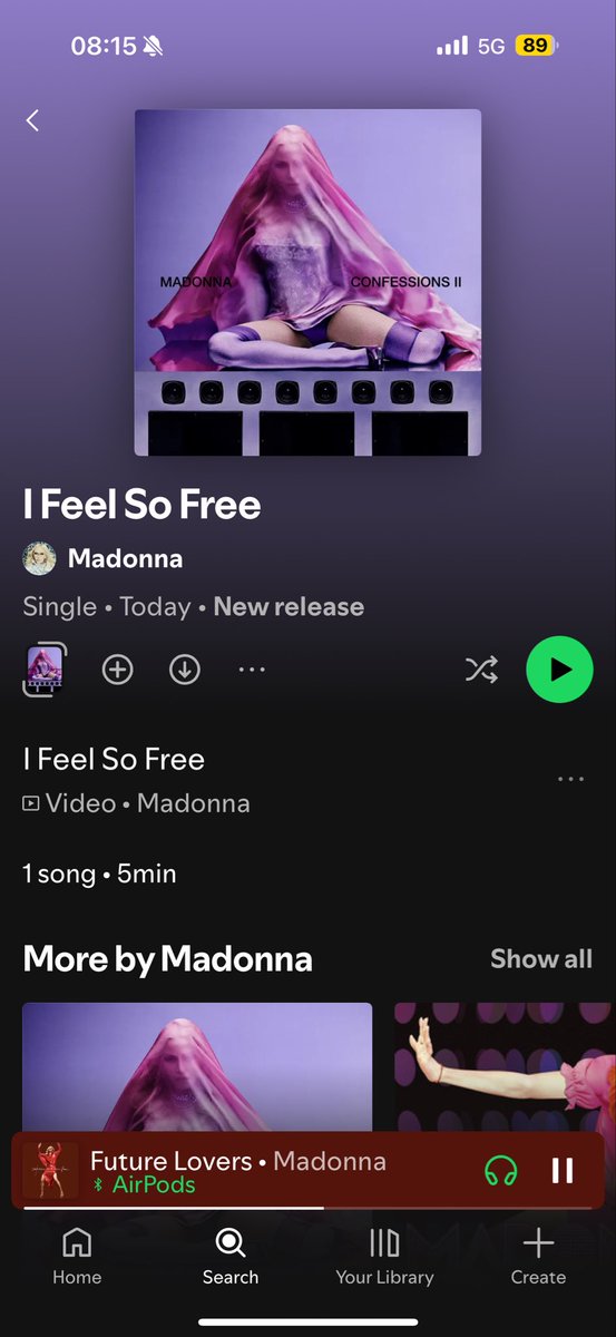 spsmith136's tweet image. @Madonna #IFeelSoFree out now!!! #Stream #download!! LETS GO!!!! #ConfessionsII 😊🎶💃🏼🕺🏻 xx