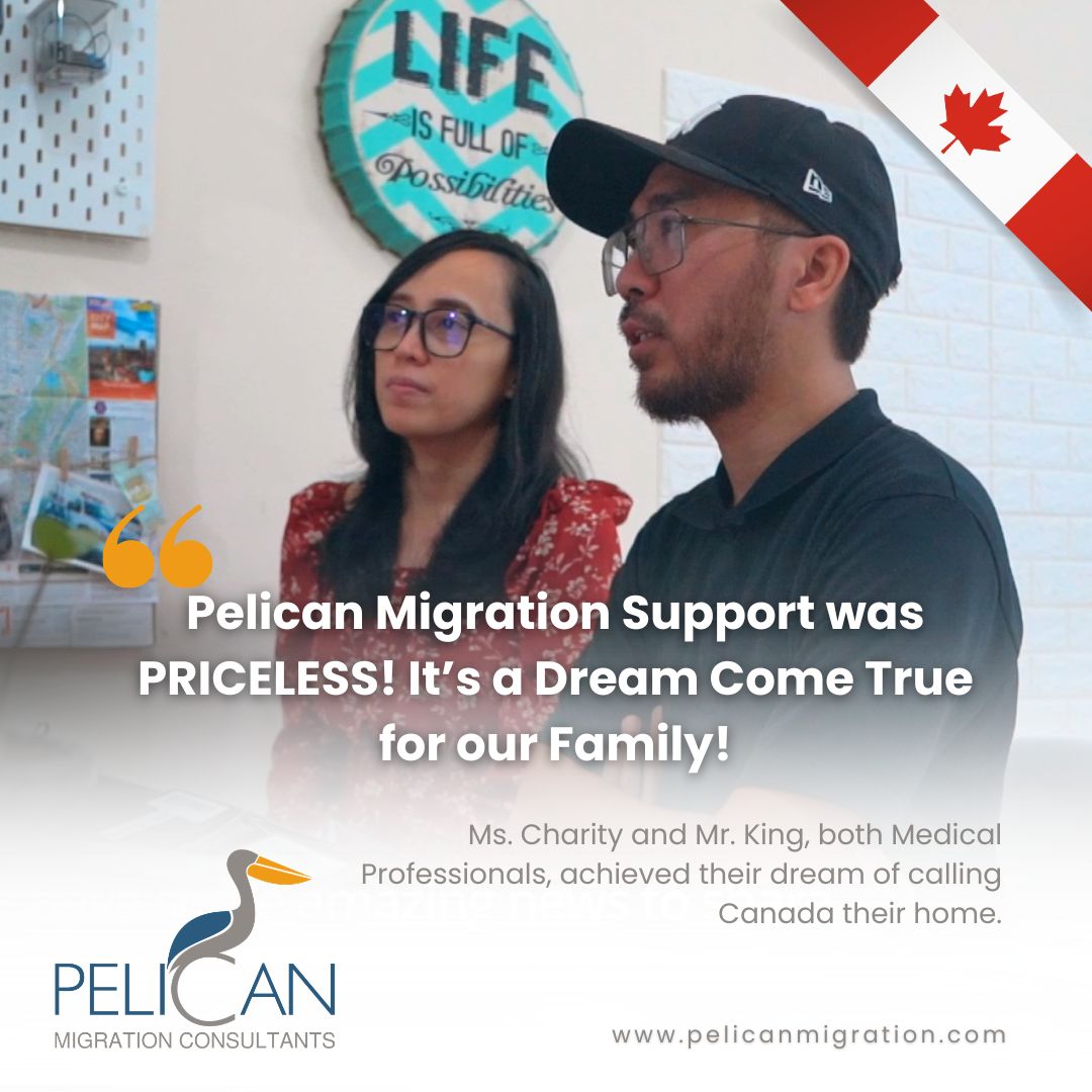 PelicanVisaHelp's tweet image. From dreaming in the UAE to living it in Canada 🇨🇦
Charity &amp;amp; King’s journey is proof that the right guidance makes all the difference 💙
🌎 pelicanmigration.com

#MigratetoCanada
#CanadaPRVisa
#pelicanmigrationconsultants