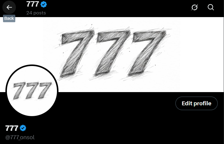 777_onsol's tweet photo. $777 is now officially on X ✅
Are you ready for what’s coming next? 👀🚀 https://t.co/YT0iwvtQoX