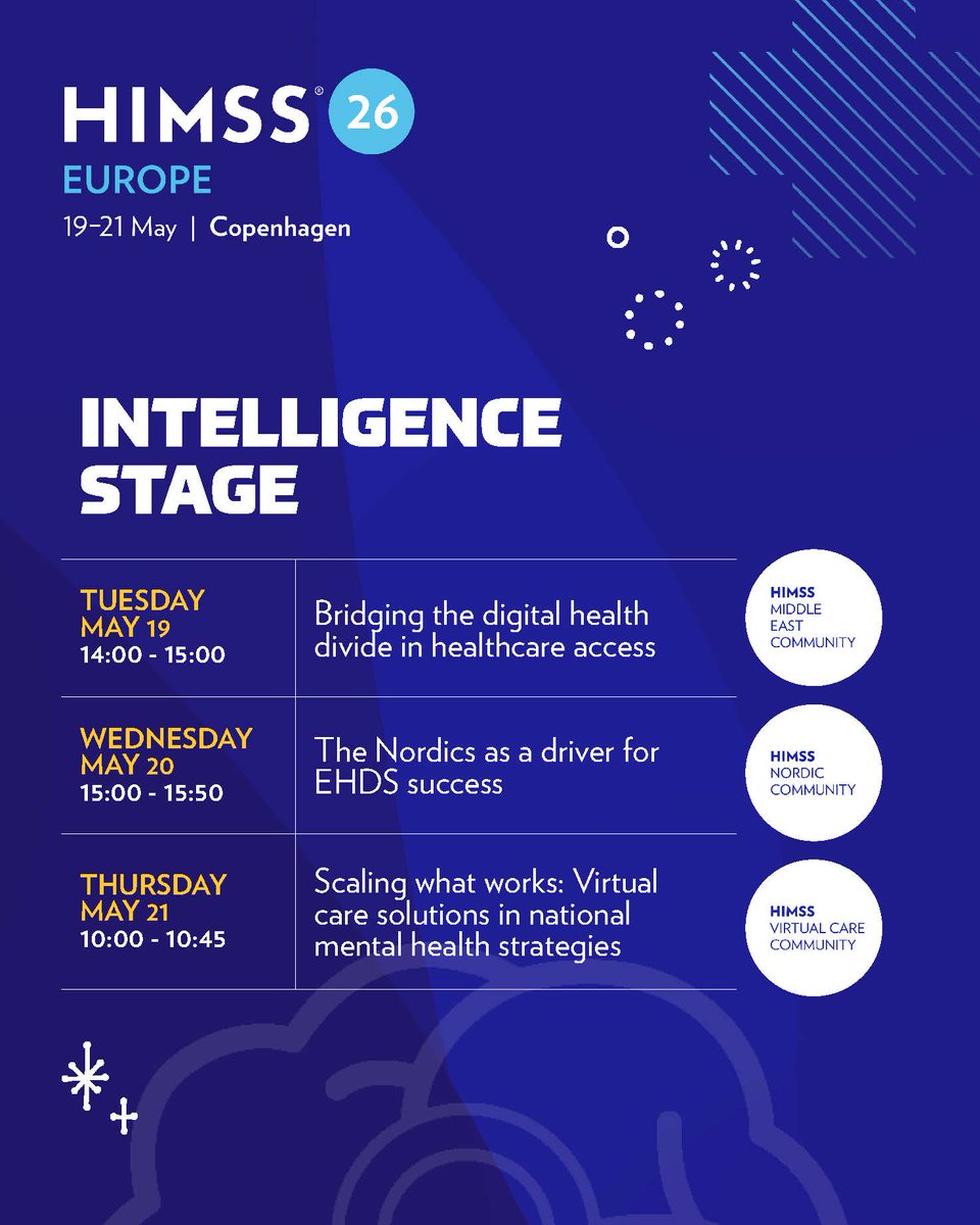 HIMSS tweet media