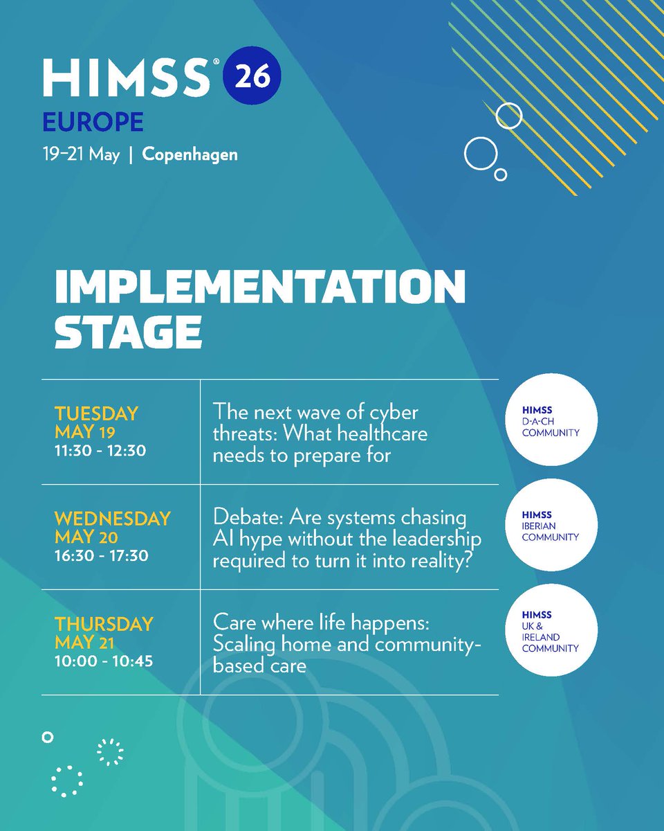HIMSS tweet media