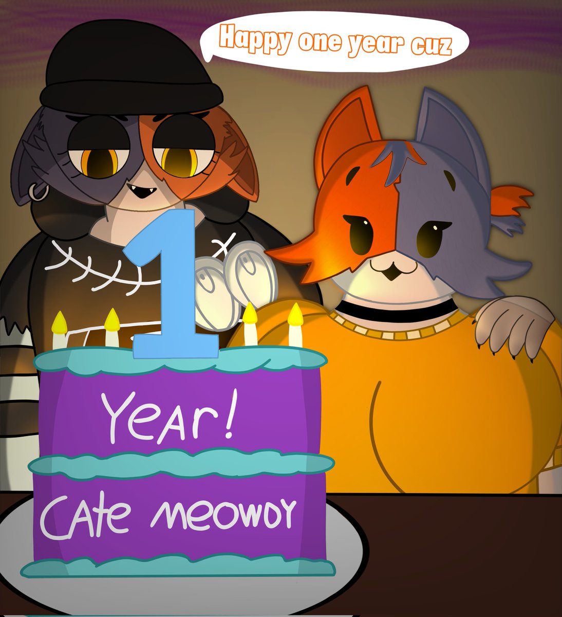 Blacklight Bendy the Pyro 💜 tweet media