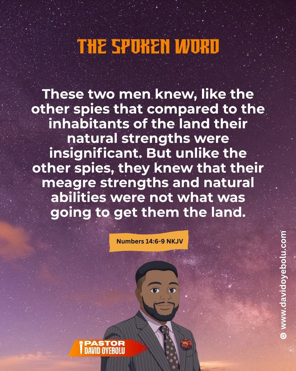 thebloomchurch's tweet image. Nuggets from today’s spoken word by @David oyebolu

THE CALEB AND JOSHUA ATTITUDE

#thebloomchurch  #davidoyebolu  #january  #2026 #quote