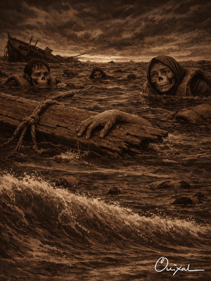 SerioExceptico's tweet image. Una embarcación de rohingyas naufragó en el mar de Andamán, y se reportaron aproximadamente 250 personas desaparecidas.
En 2017, tras ataques insurgentes #rohingyas, el ejército de #Myanmar lanzó una operación militar, provocando asesinatos, violaciones y la huida de más de