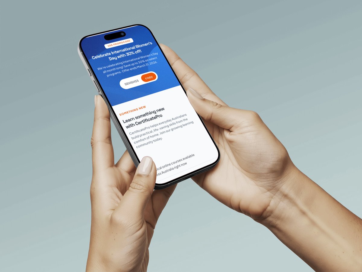 ux_akhil's tweet image. We just launched CertificatePro an online learning platform helping Australians get certified in First Aid, WHS &amp;amp; more.

No account needed. Pick a course, learn at your pace, get your certificate. 🎓

Built with care by the @ElevexaTech team. Proud of this one!

#Elearning