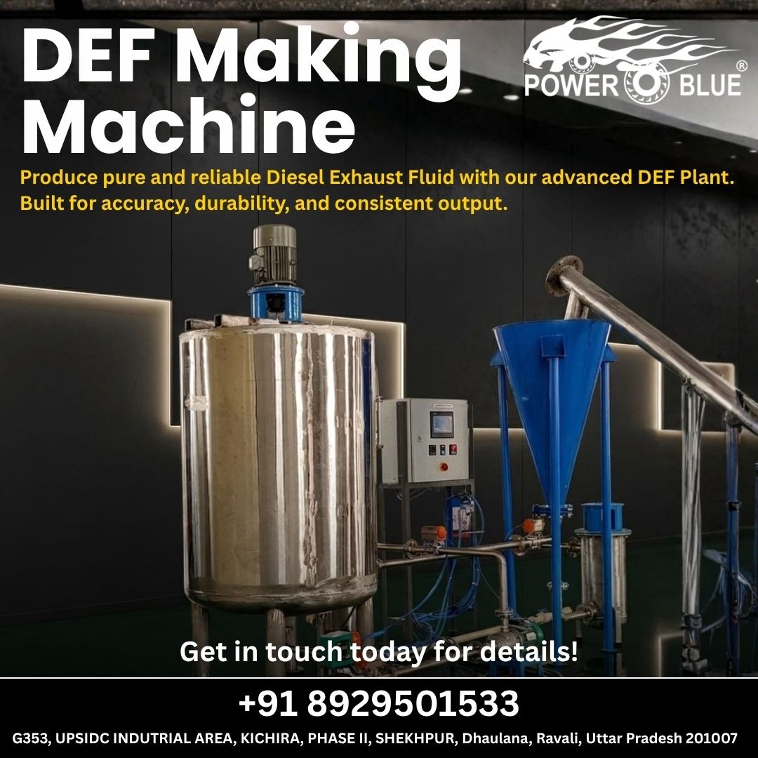 PowerBlue's tweet photo. ⚙️💧 DEF Making Machine – Power Meets Precision 💧⚙️
📞 +91 8929501533
📍 UPSIDC Industrial Area, Phase II, Dhaulana (Ghaziabad)
#DEFMakingMachine #DEFPlant #IndustrialMachinery #AdBlueProduction #ManufacturingIndia #IndustrialSolutions #GhaziabadIndustry #UPSIDC #ProductionLine https://t.co/uzlwm1deVN