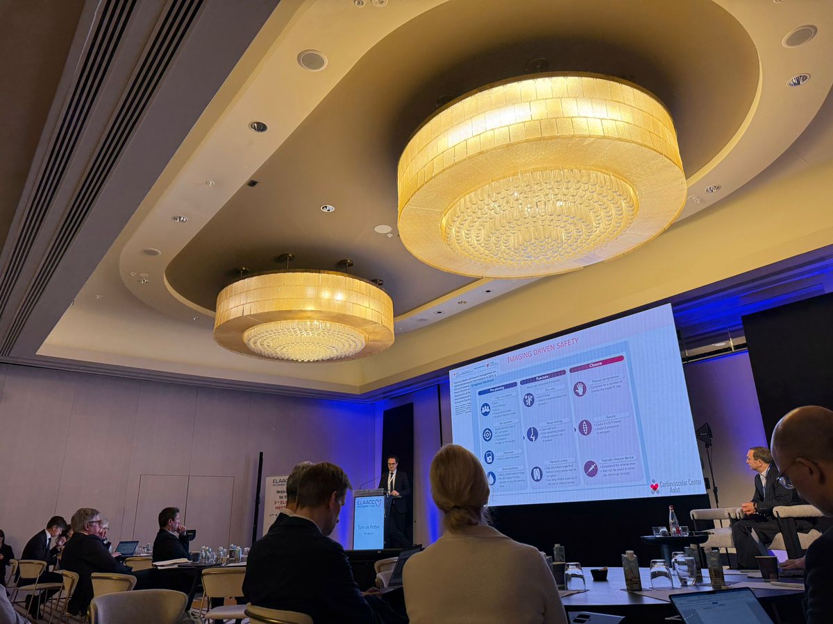 EUROPEANLAACC's tweet photo. Day 2 at ELAACC 2026 🇮🇹

After a strong Day 1, focus shifts to:
→ Real-world LAAC decisions
→ CHAMPION-AF &amp; CLOSURE-AF in practice
🎥 Still time to join live
👉 https://t.co/Xv7C4raHMR
#ELAACC2026 #LAAC #Cardiology https://t.co/wI6qm3OS2Z