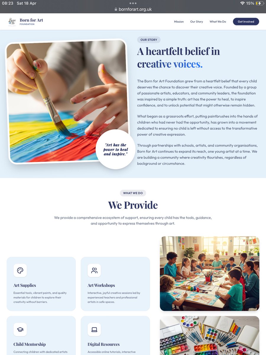 richbooth72's tweet image. New and refreshed Born for Art Foundation website is now live!
bornforart.org.uk #artforall #support #mentorship #creative #development