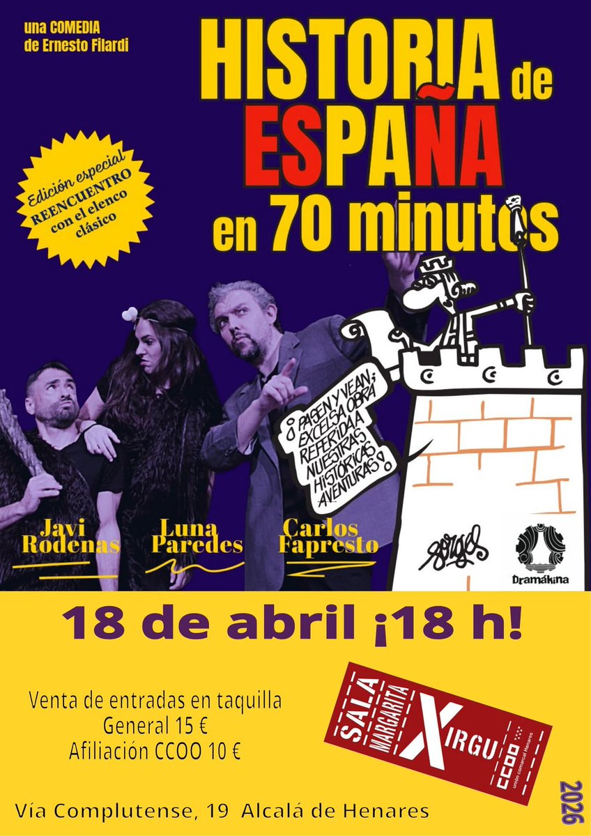 Sala Margarita Xirgu de CCOO del Henares tweet media