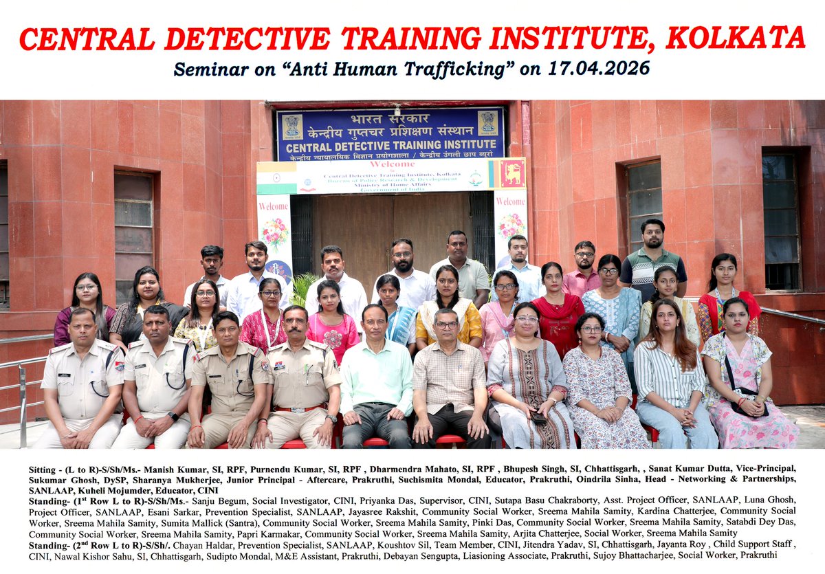 centralDetecti1's tweet photo. Seminar on "Anti-Human Trafficking" on 17.04.2026 https://t.co/G7okiRhTYi