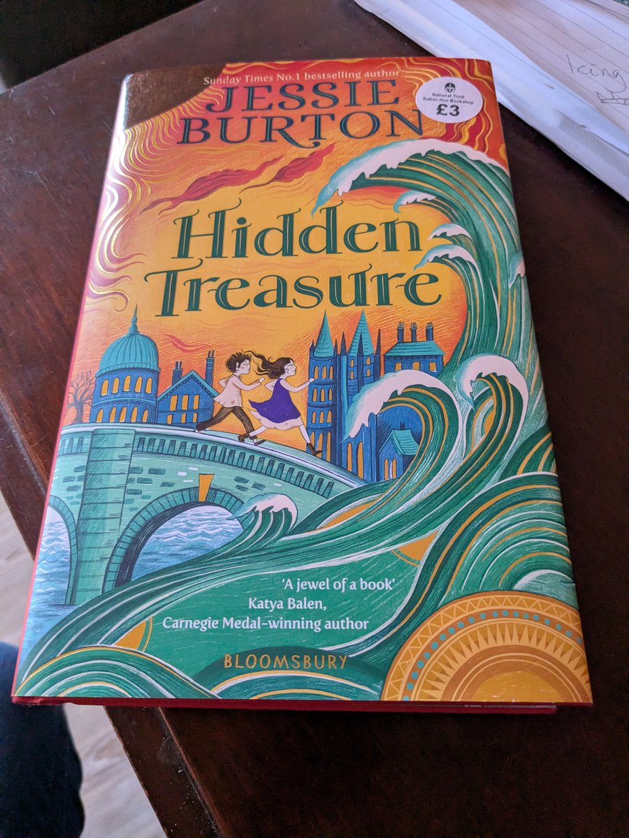 tlander93's tweet image. Latest read, when the quote is from Katya Balen and the book is about mudlarks and a very special treasure there was no way I was walking out of the NT shop without it. Stunning,  5*. #hiddentreasure #jessieburton @KidsBloomsbury