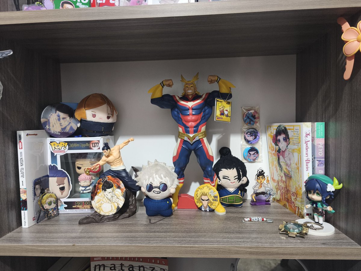 Ahorita vienen Gege, horikoshi, peyo y nekokurage a madrearme pq me leí el manga en tmo y después compré mercancía oficial