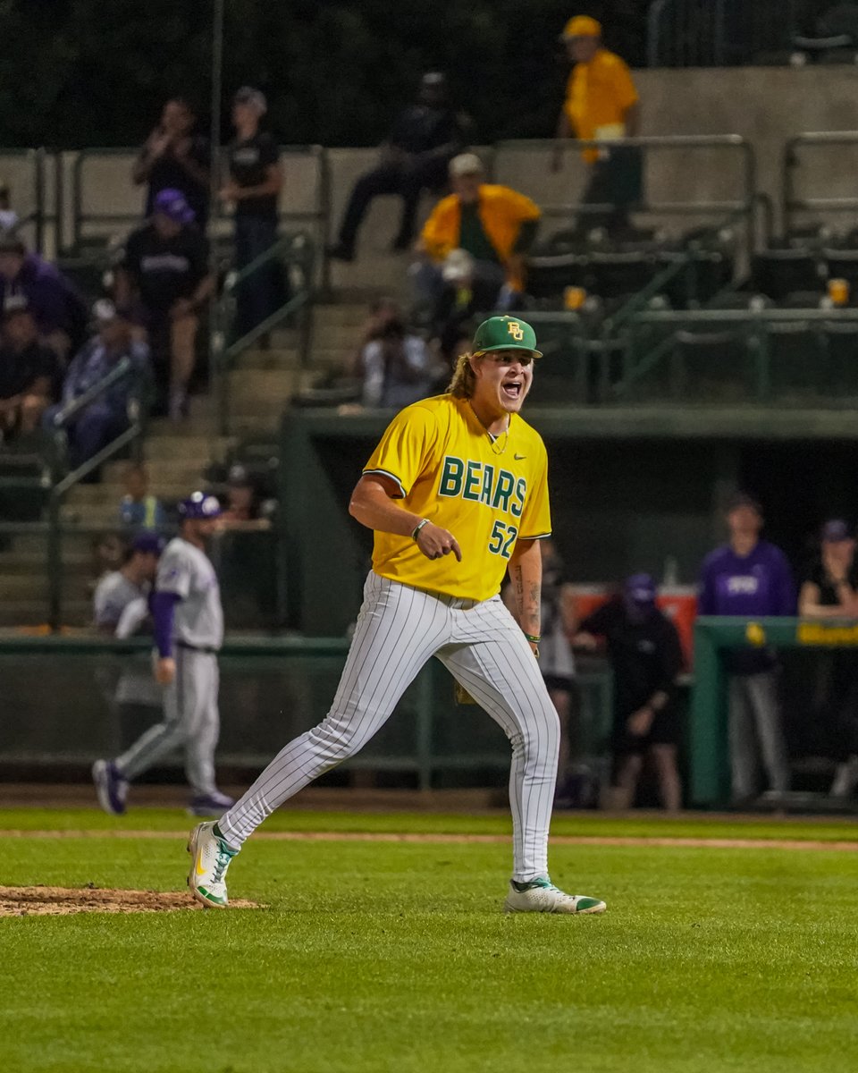 BaylorBaseball's tweet image. Him fr. 

#SicEm 🐻⚾️ | #Together | @calebbunch22