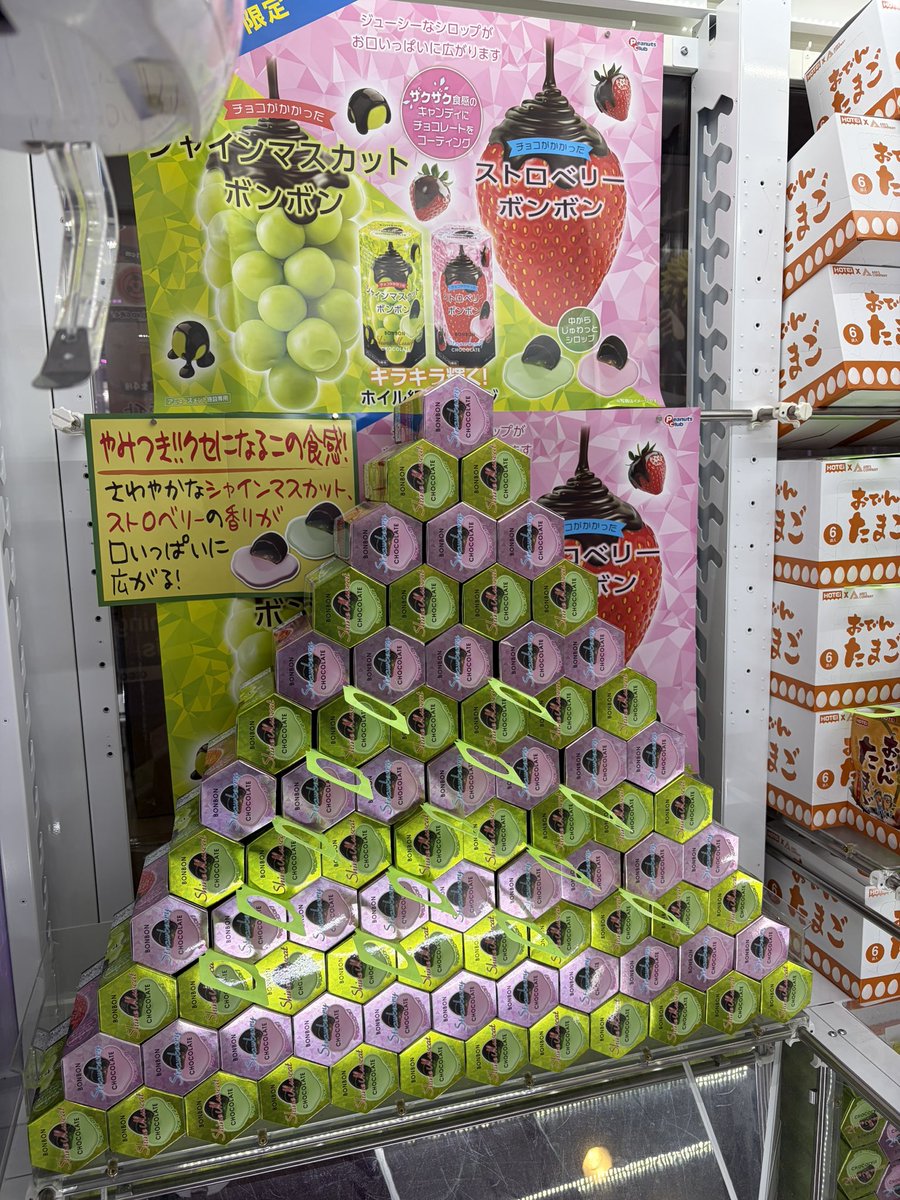 GIGO 限定 チョコがかかった 💚シャインマスカットボンボン
