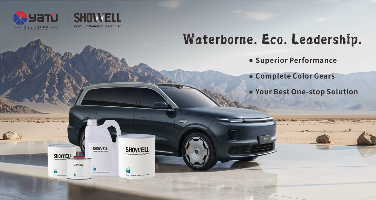 shi_yatu's tweet image. We are pleased to announce that in 2026, YATU Automotive Paint has entered into a strategic partnership with Zhejiang LEAPMOTOR Sales Service Co., Ltd.
#Yatu#leapmotor #StrategicPartnerships #automotiveaftermarket
Tel：+86 750 8778888
E-mail：info@yatupaint.com