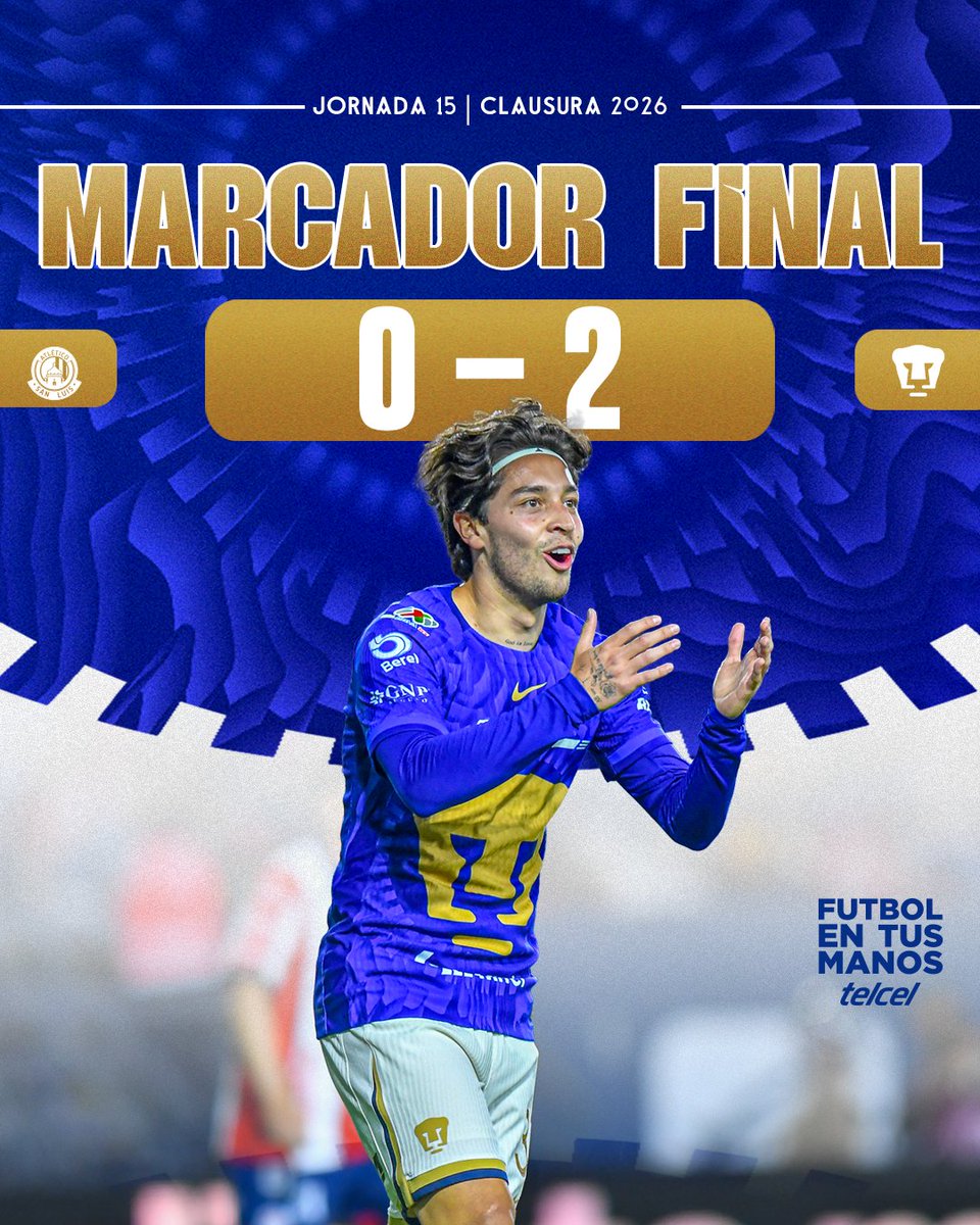 ¡SE GANÓ, 3 PUNTOS A CASA! ✅

#UnidosPorLaHistoria #FutbolEnTusManos <a href="/Telcel/">Telcel</a>