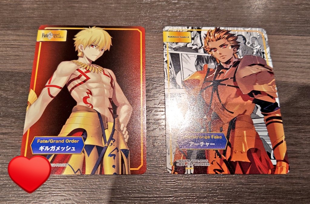 72mai27's tweet photo. 【交換】Fate/GrandOrder FGO Fate/StrangeFake アニメイト TYPE-MOONフェア A.B-T.C

譲→画像1枚目
※最上段はクリアカード（レア）

求→画像2枚目のクリア＞通常

👑は悩んでいるため、♥クリアとの交換で、2：2〜の交換のみ

クリアはクリアとの交換のみ https://t.co/POfC545NCM