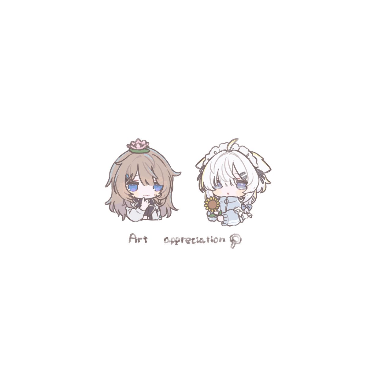 真冬使いのフレンドと美術展ワールド巡り楽しかった〜の絵🤍