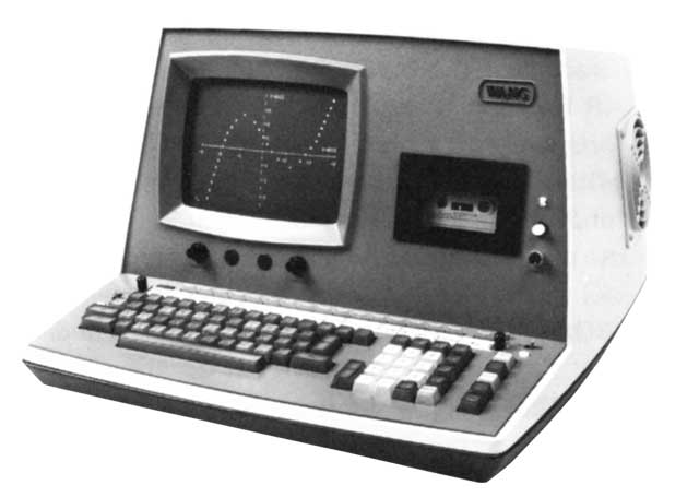 It's a Wang, with 16Kb. After this my big jump was to an Apple ][ it had 32Kb RAM !