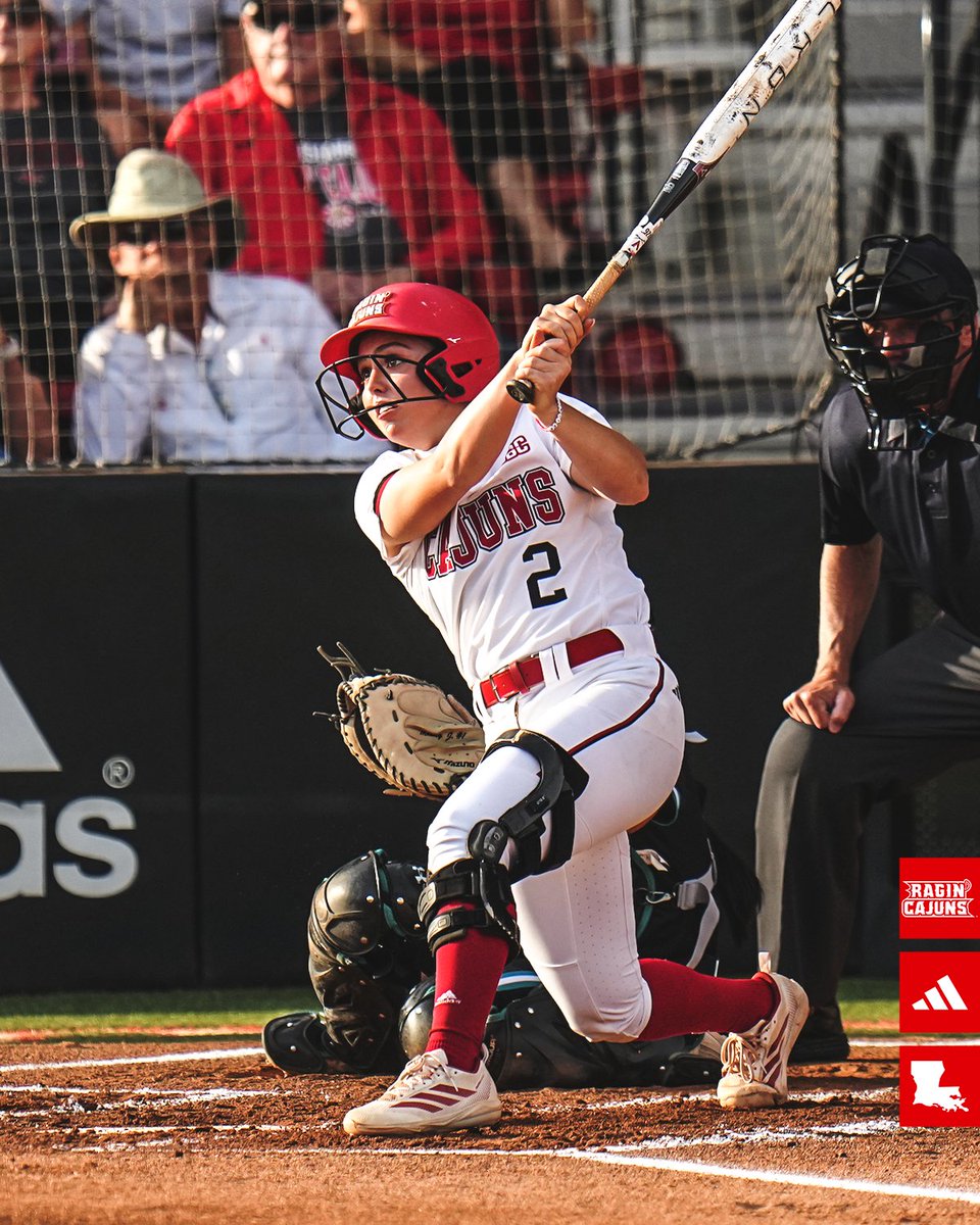 RaginCajunsSB's tweet photo. Bats stayed HOT all night 🔥

Otto x2 💣 | Smith 💣 | Marceaux 4-for-4

#GeauxCajuns https://t.co/9w39t6D18p