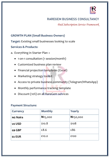 OOkezi's tweet photo. We present our subscription package for all esteem client to come enjoy the value in our service. https://t.co/qGiszqED12