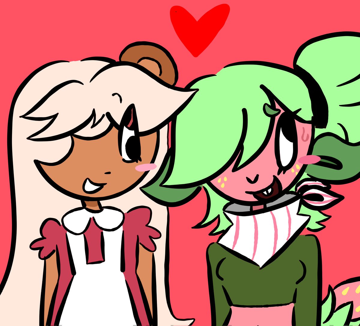 Glitterhugs4Eva's tweet image. Me and my partner trust 🥹 #DEADTOONS #strawberrycookie