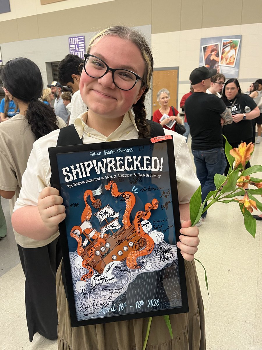 TCHSTBoosters's tweet photo. Congratulations to the Silvestri and Longley families on winning tonight’s signed show posters! 💜💛
One more chance to catch this amazing Black Box show and win a poster so don’t miss out. Bravo to another incredible performance tonight! 💜✨ https://t.co/BINz3hqHem