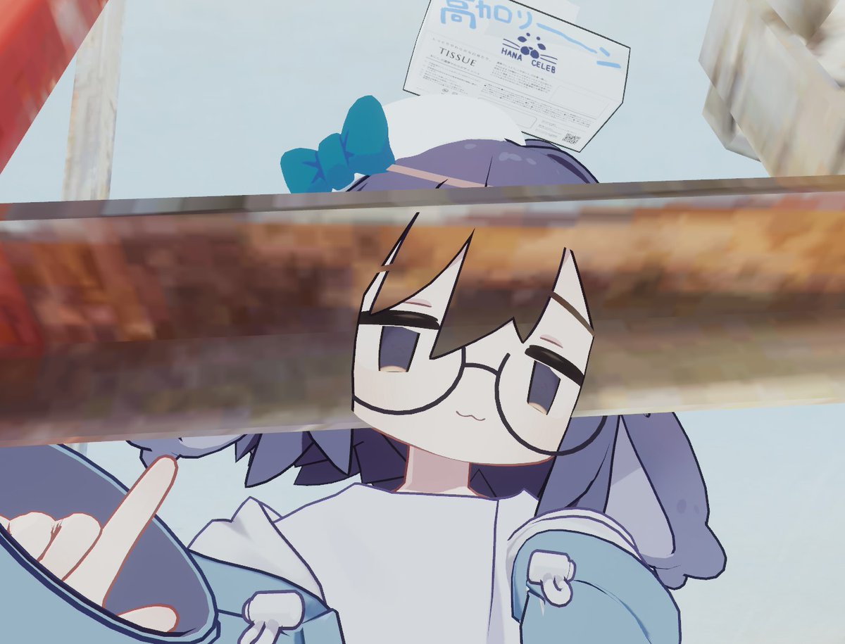 偶然撮れたクロマキー事故風うささきｗ