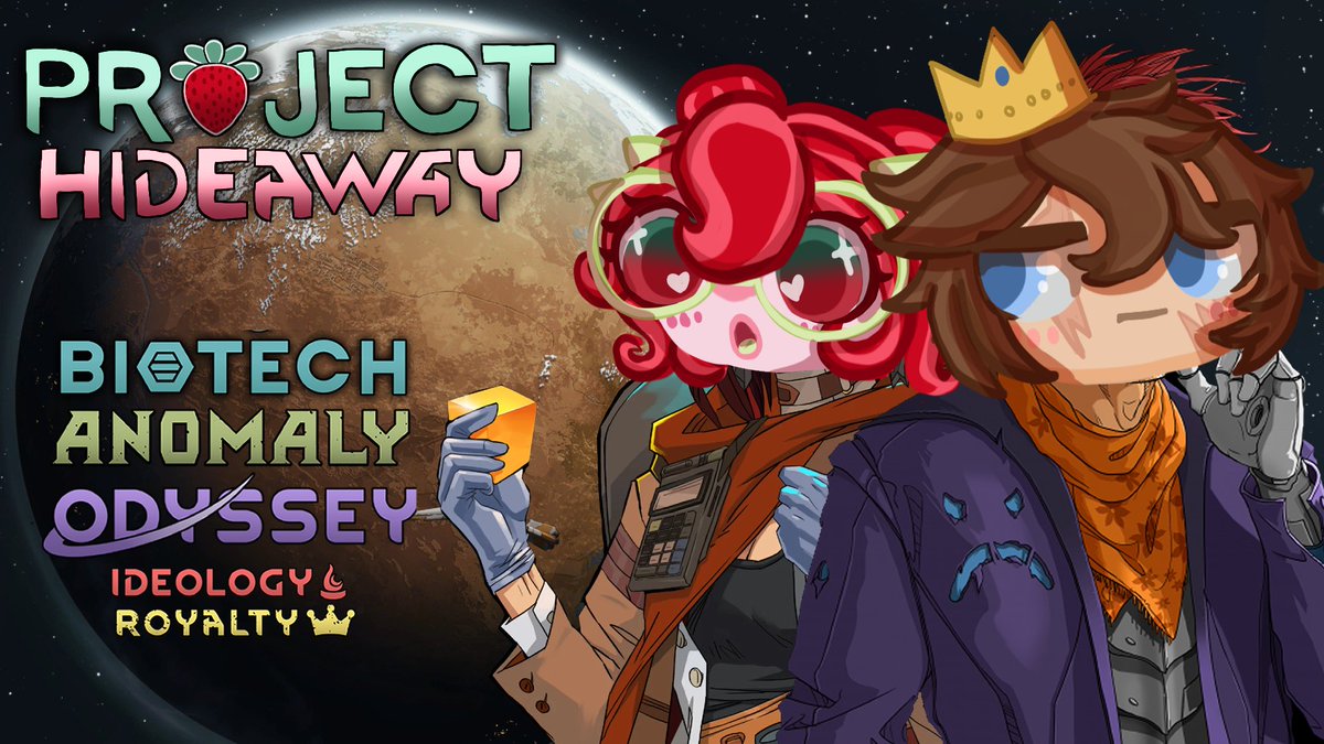 RawrberryJinx's tweet image. TOMRROW AT 11AM PST 🍓🦕

We have finally escaped RoCo- to another Planet!
But wait... is that a RoCo brand mechinator? And who the hell is this guy crashed nearby? 

ah shi-

WANNA JOIN US IN GAME? YOU CAN IF YOU CATCH US LIVE! 🧬
#rimworld #smallstreamer #vtuber #envtuber