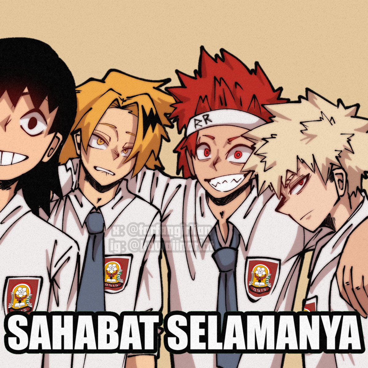 #bakusquad ngelokal bujangs sma indo sahabat selamanya 

#bnhafanart #mhafanart