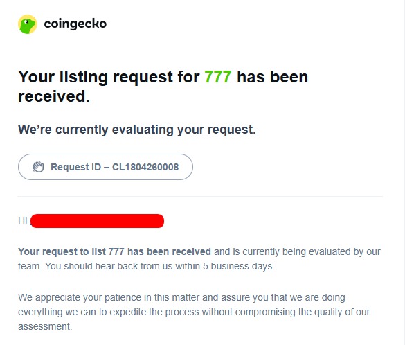 777_onsol's tweet photo. $777 is now under review by the team at CoinGecko 👀
Big things coming… 🚀🦎 https://t.co/2v49tAfqui