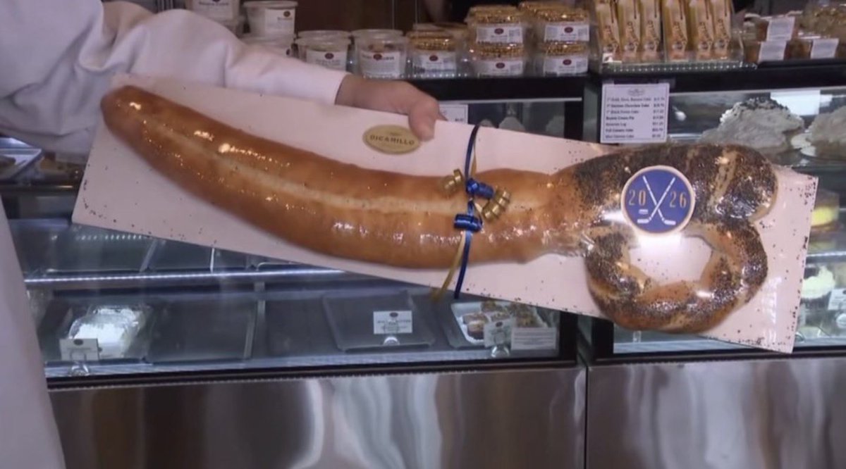 I have no problem with the giant hard on bread. If a private bakery wants to make an enormous penis thing for the Sabres that's their business.