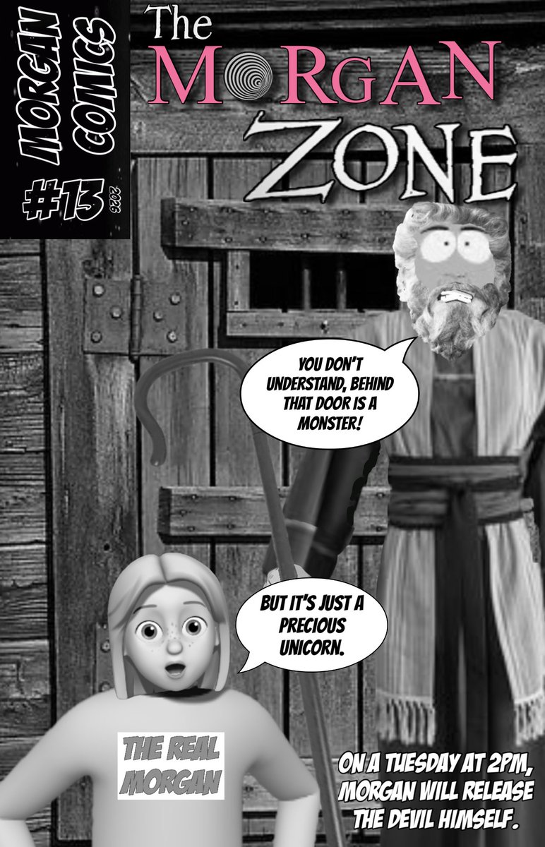 themorganverse's tweet image. I just published The Morgan Zone #13. Read it online on GlobalComix globalcomix.com/read/19ace476-… #comics #comedy via @globalcomix #comicbooks #indiecomics 
Greetings Morganites…
My 71st story is out now! A tribute to Twilight Zone S2E5 The Howling Man.
Episode #13 The Cries of the