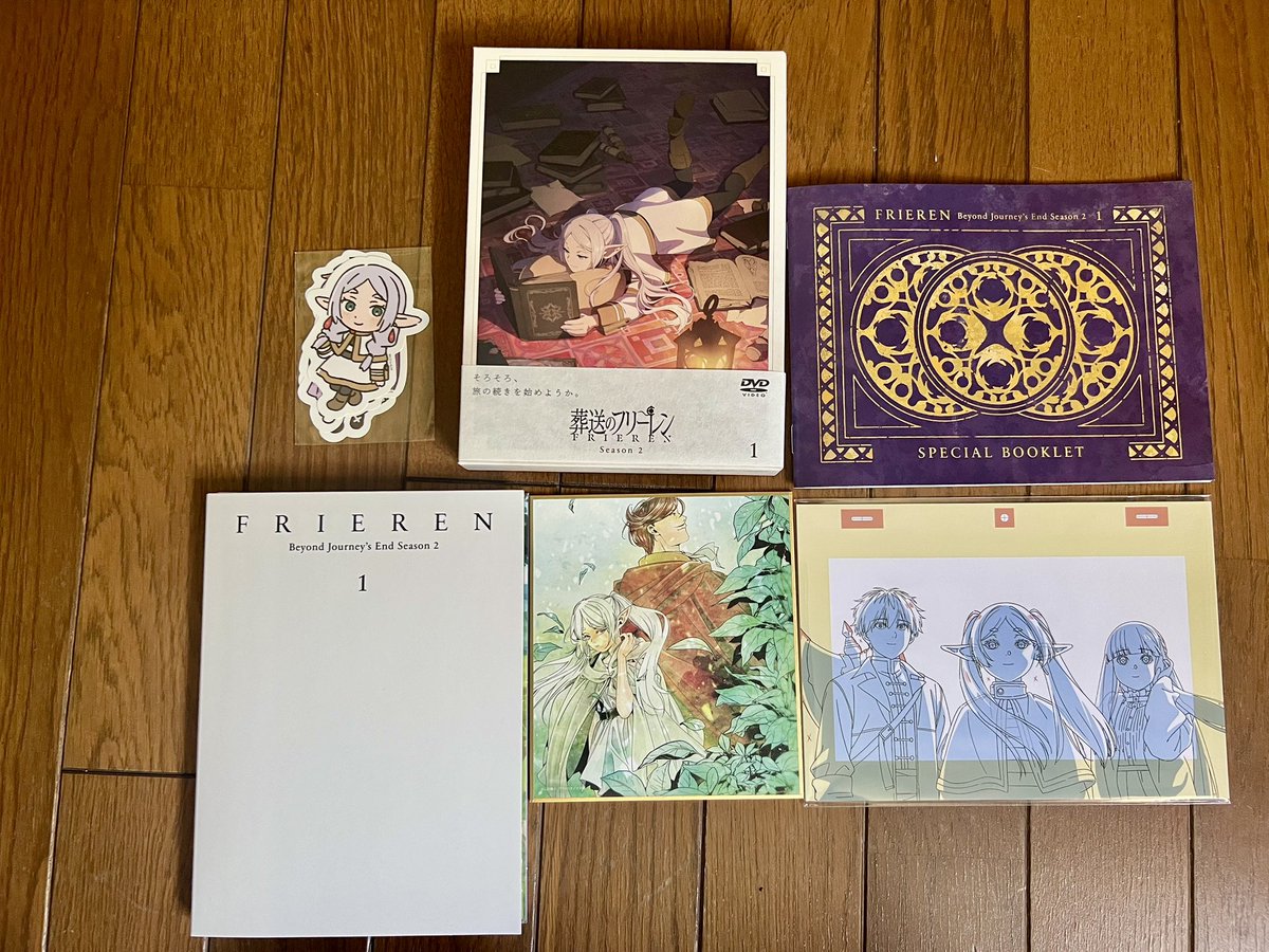 tom_FK7's tweet photo. 葬送のフリーレン第2期VOL1ゲット。 https://t.co/OZIJJHK9JV
