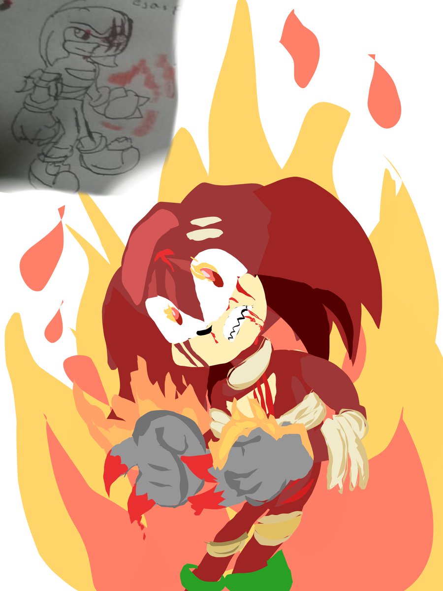 wolfspecteride's tweet image. Flowers infection knuckles 
El guerrero ardiente contra la naturaleza corrupta 

#arte
#art
#sonicthehdgehog 
#au 
#comic