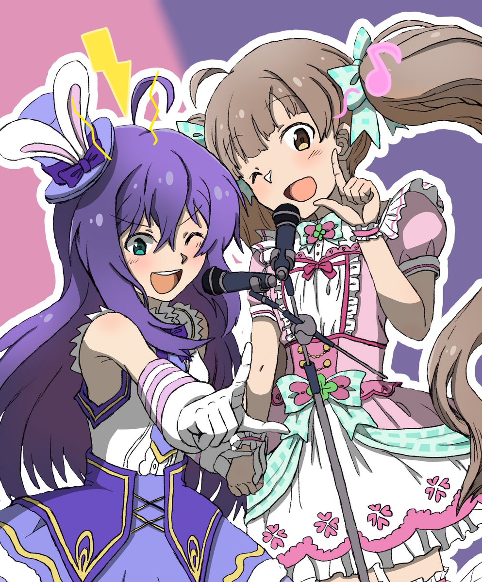 波風七海さんの線画をお借りしました！
線画の時点でとてもCute