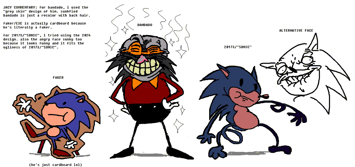 maru_starryd's tweet photo. SUNKIFYING EXE'S SO YOU DON'T HAVE TO.
you can suggest me names for them if you want.
#nobreakfast (my hashtag for sunky stuff)
#BrianGriffenPlush
#ZAORDERDO11
#sonicroleplayclub
#sonicexe https://t.co/XaAlY67Nej