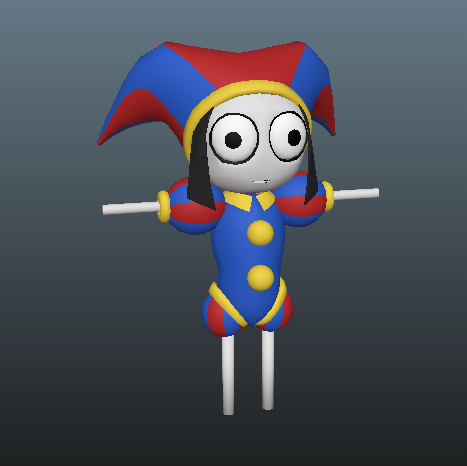 OJALA Pomni salga en fortnite, asi para tener un modelo accurate y asi ver como funcionar su rig y otras cosas y ponerlo en mi modelo