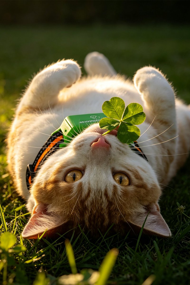 VerdantTrace's tweet image. this cat really said: today is a lucky day. 🍀🐱

#verdanttrace #catlife #cats #luckymood #sunsetvibes #cozyvibes #petlove #dailyjoy